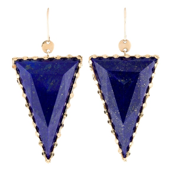 Lana Jewelry 14K Lapis Lazuli Splash Earrings - Picture 1 of 13